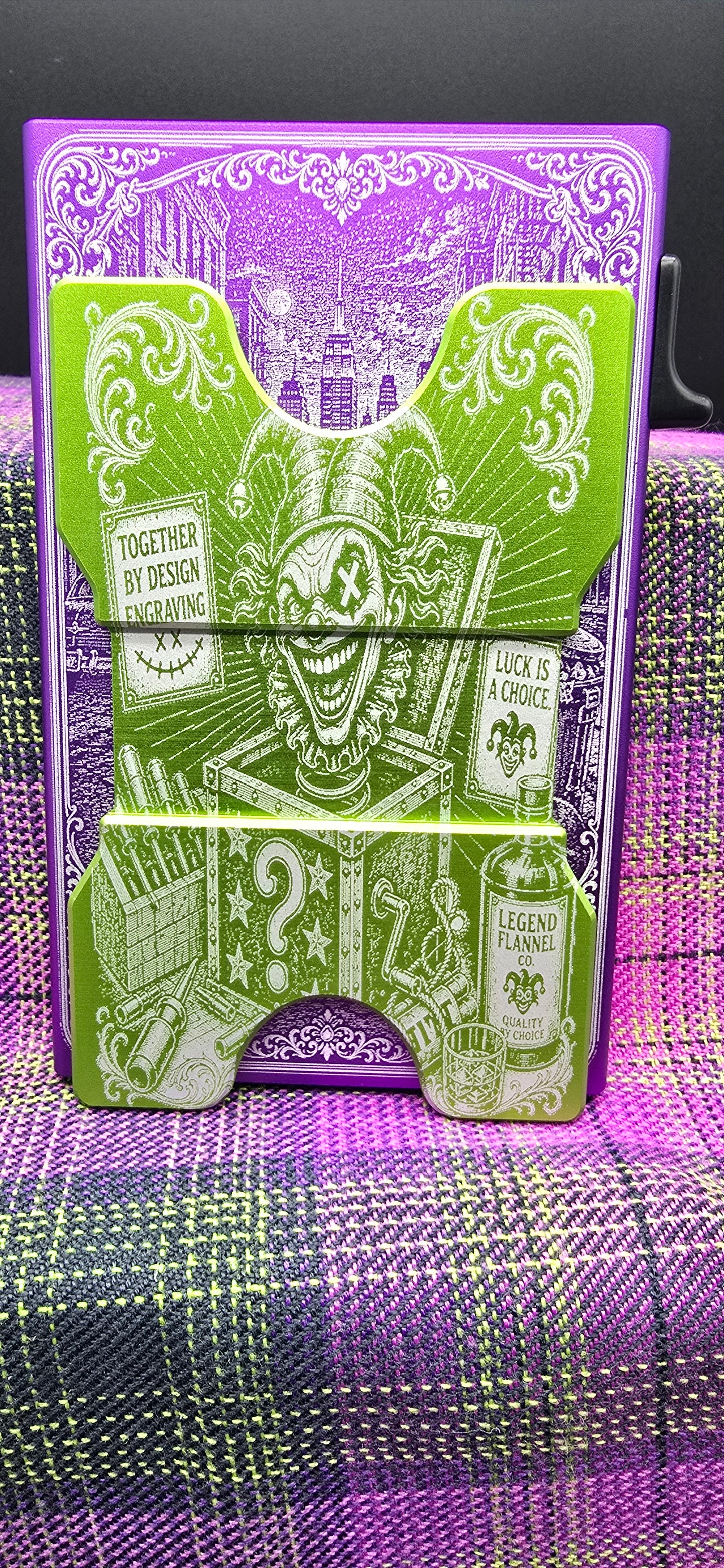 The Joker color match Madness wallet