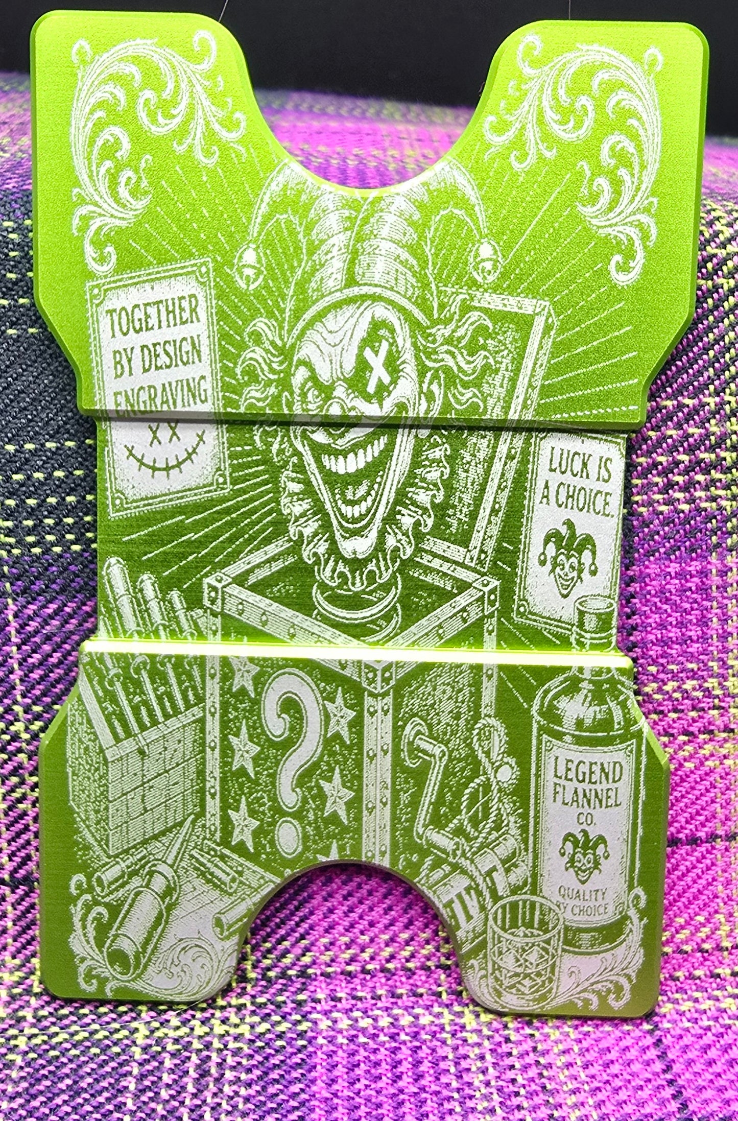 The Joker color match Madness wallet