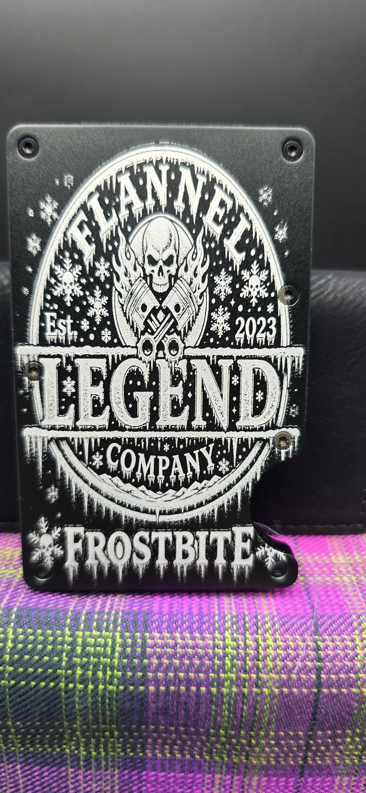 Frostbite Frosty Legend logo money clip version Wallet