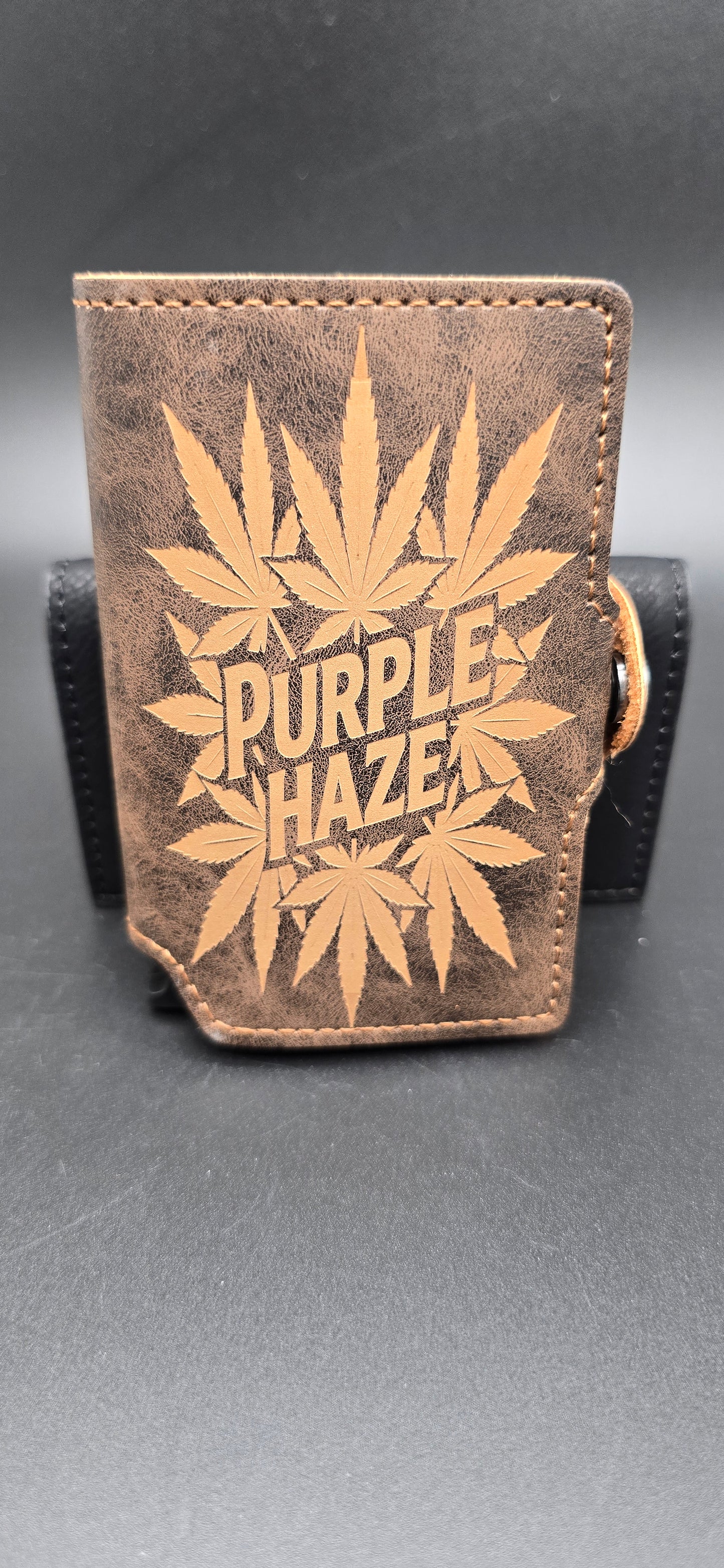 Legend flannel company Purple Haze Leather wallet