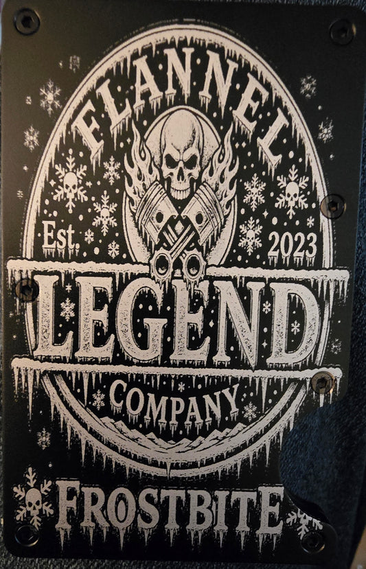 Frostbite Frosty Legend logo  Cash strap version Wallet