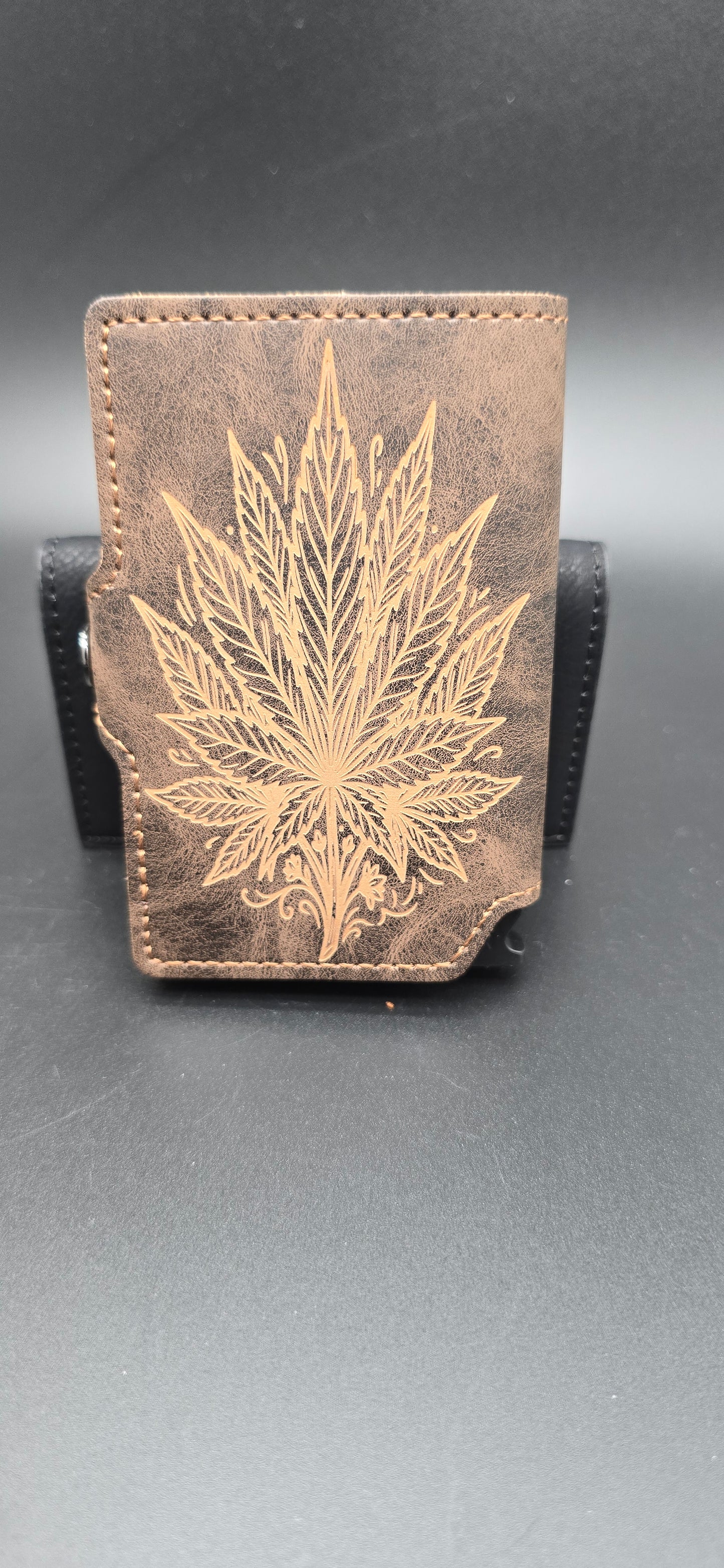Legend flannel company Purple Haze Leather wallet