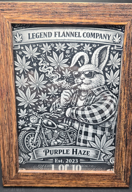 Purple haze 5x7 metal
